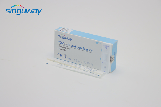 Oro di prova d'autoverifica di Kit Cassette Diagnostic Kit Colloidal dell'antigene rapido di plastica conveniente