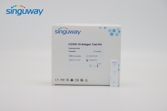 Corredo di prova d'autoverifica della prova della saliva di Kit Nasopharyngeal Swab Rapid Antigen dell'antigene rapido dei pilori di H