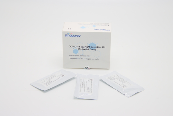 Prova rapida diagnostica Kit Accuracy Over dell'anticorpo di Igg Igm 98%