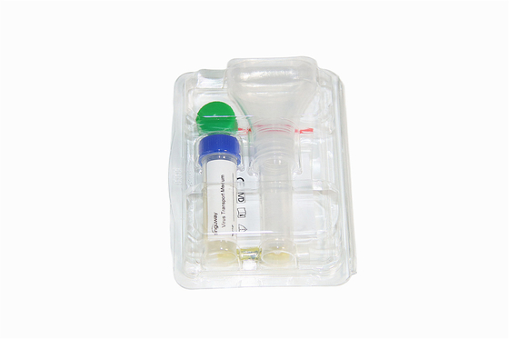 Raccolta sterile Kit Saliva del DNA del RNA della metropolitana del tampone del campionamento eliminabile trasparente della saliva