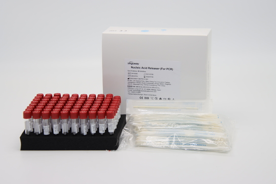 CE pulito del corredo di PCR del campione dell'estrazione del virus del rilascio del reagente del tampone biologico della faringe su