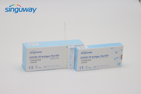 Uso nasale rapido della casa di Kit Colloidal Gold High Precision della prova dell'antigene