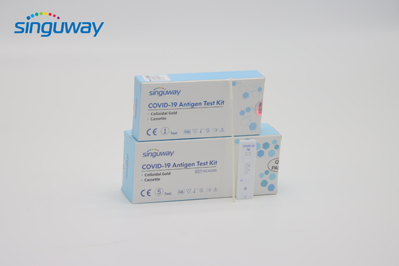 Un antigene rapido Kit Europe Approved Test Card di prova d'autoverifica ISO13485 ISO9001 di 15 minuti