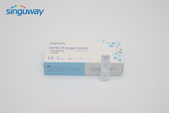 Cassetta rapida di Kit Colloidal Gold Hepatitis B della prova dell'antigene nasale della saliva del naso di precisione
