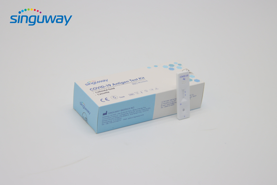Un punto un antigene rapido qualitativo Kit europa approvato di prova d'autoverifica di 15 minuti
