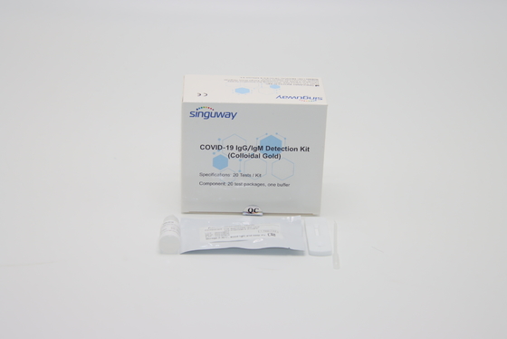 Corredo di prova d'autoverifica ISO9001 di Kit Nasal Art Swab Test dell'anticorpo rapido domestico del laboratorio