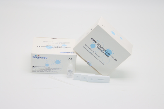 96,7% corredo veloce di Kit Colloidal Gold Rapid Test di rilevazione dell'anticorpo di sensibilità